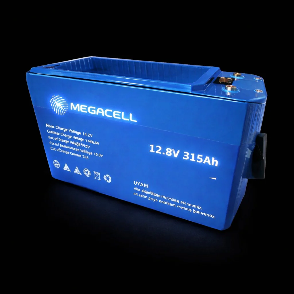 Megacell 12.8V 315Ah LİTYUM LiFEPO4 PRİZMATİK - ABS/Bluetooth