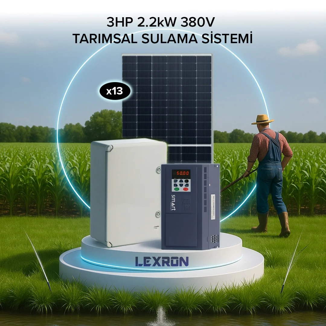 3HP 2.2kW (380V) Tarımsal Solar Sulama Sistemi