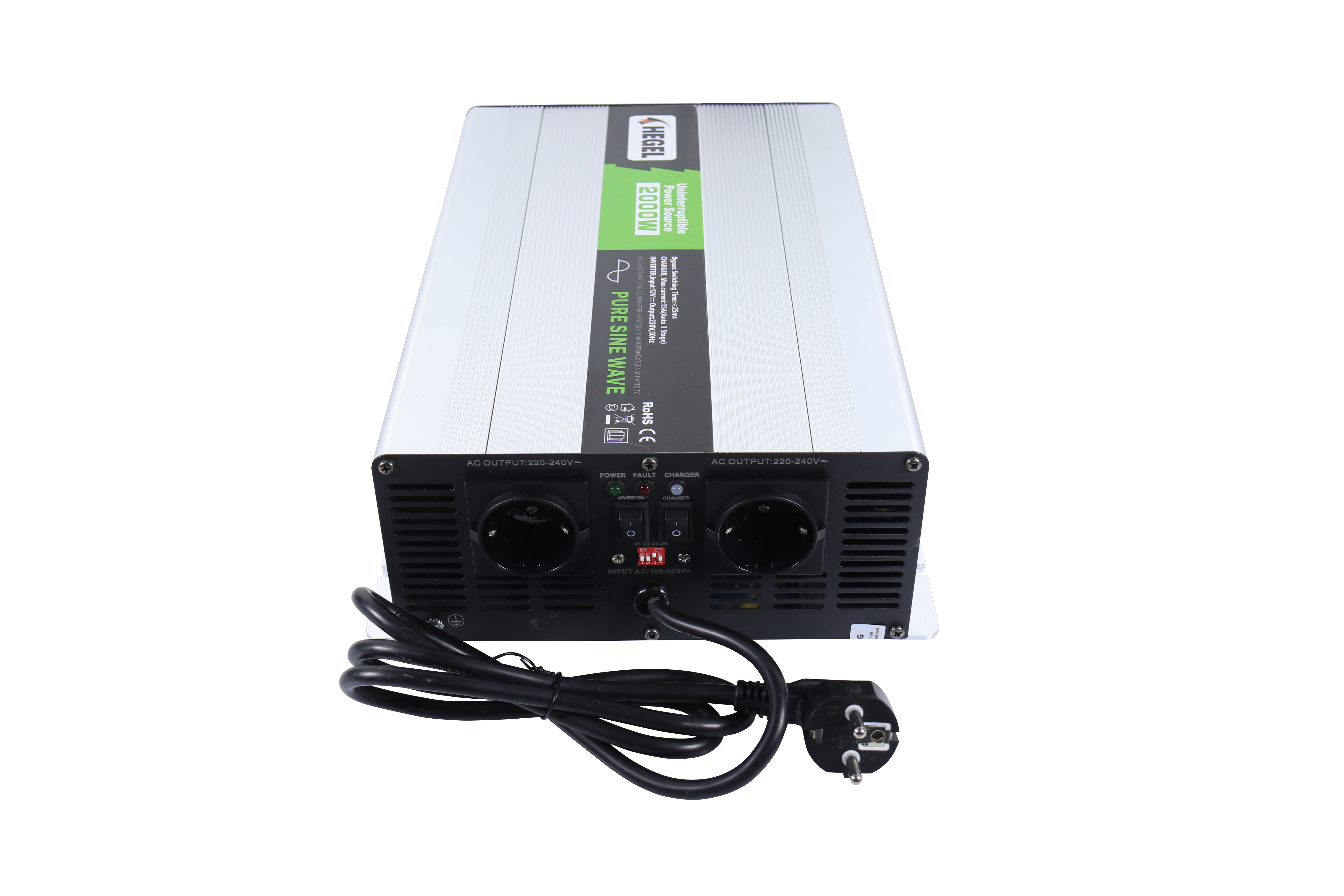 HEGEL TAM SİNÜS İNVERTÖR 2000W 12V - 15A AC ŞARJLI