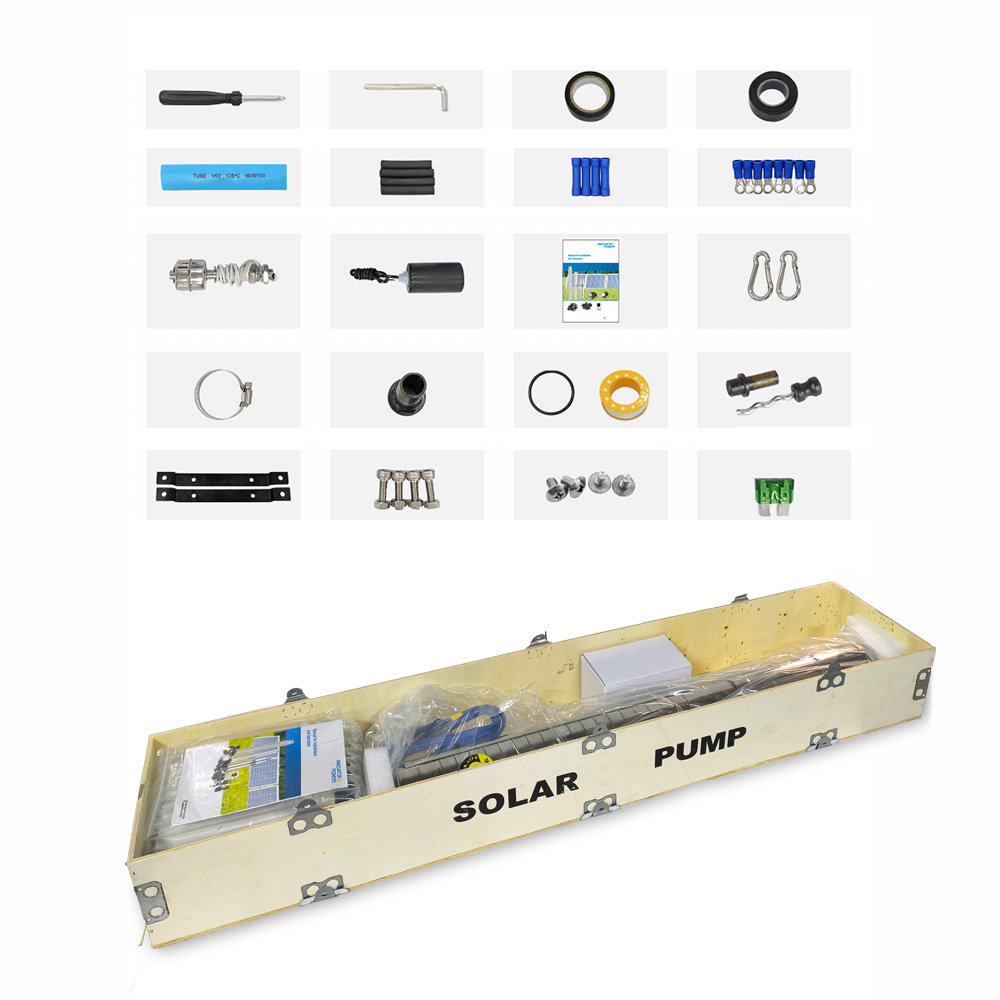 Hegel 2200W AC/DC 4" Solar Dalgıç Pompa